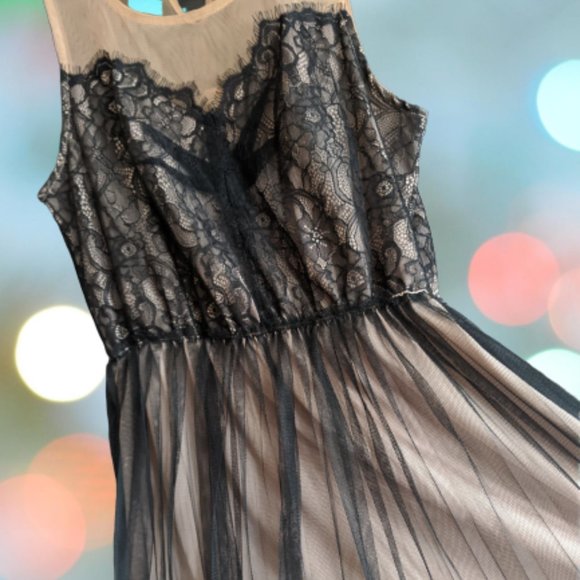 Gorgeous Chiffon and Lace Cocktail Dress - Picture 1 of 5
